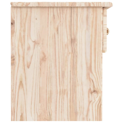 vidaXL Bedside Cabinet "ALTA" 41x35x41 cm Solid Wood Pine