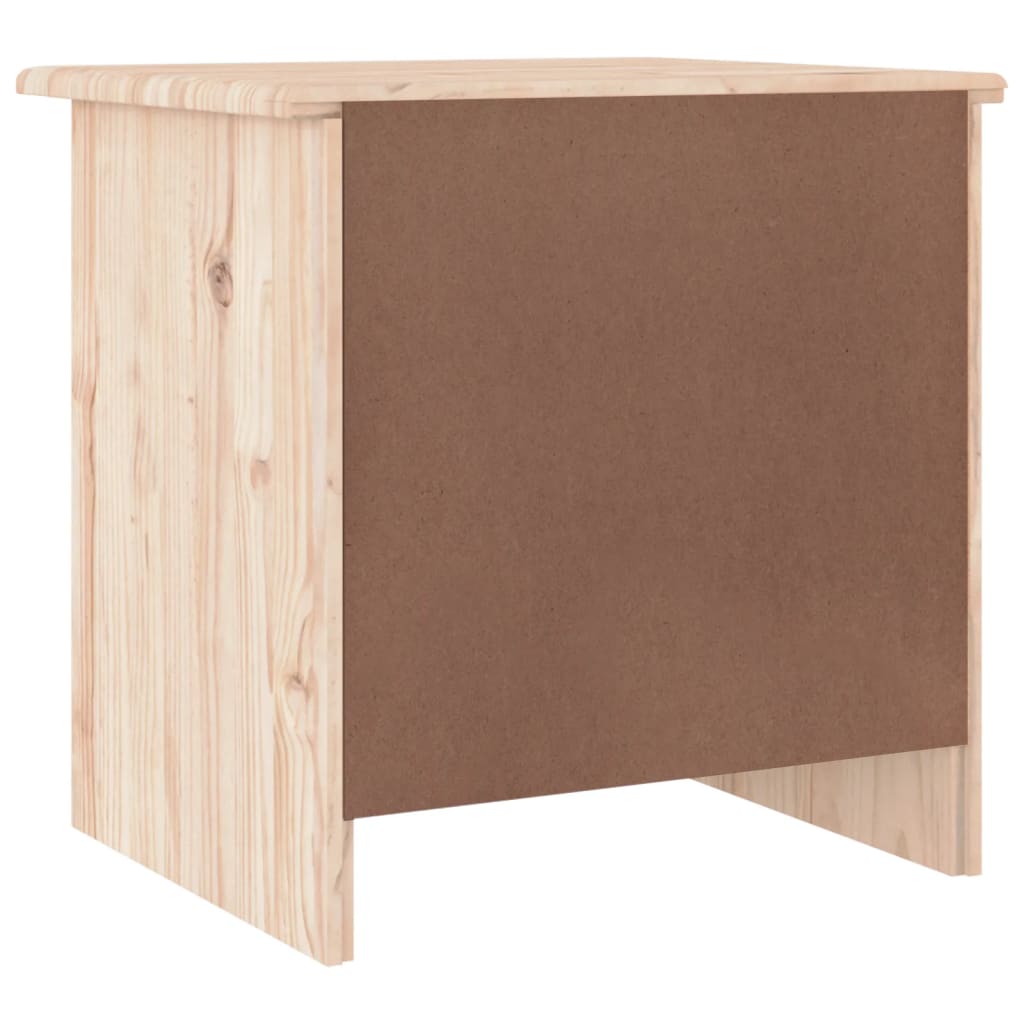 vidaXL Bedside Cabinet "ALTA" 41x35x41 cm Solid Wood Pine