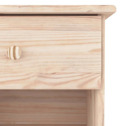 vidaXL Bedside Cabinet "ALTA" 41x35x41 cm Solid Wood Pine