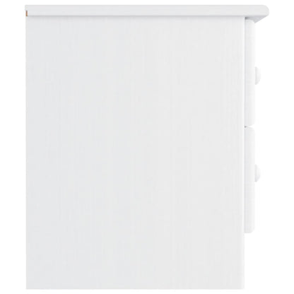 vidaXL Bedside Cabinet ALTA White 41x35x41 cm Solid Wood Pine