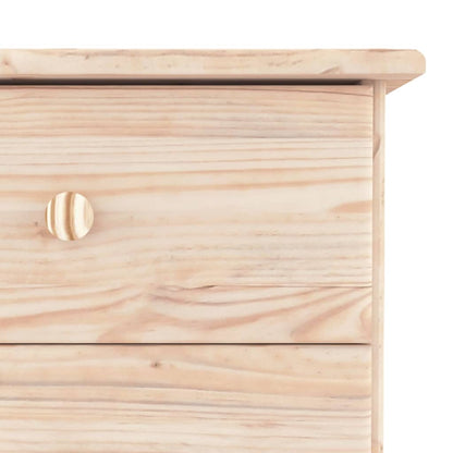 vidaXL Chest of Drawers ALTA 112x35x73 cm Solid Wood Pine