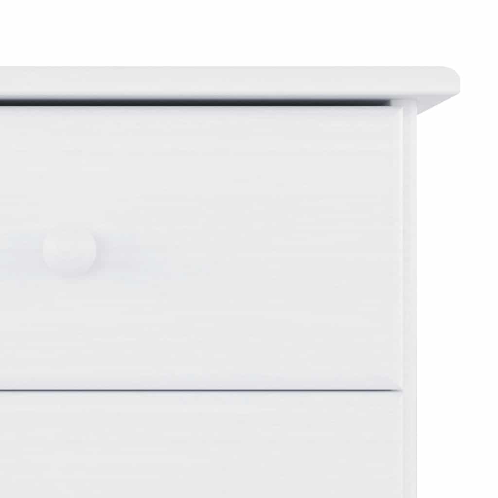 vidaXL Chest of Drawers ALTA White 77x35x73 cm Solid Wood Pine