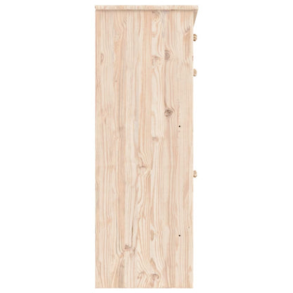 vidaXL Shoe Cabinet ALTA 77x35x96 cm Solid Wood Pine