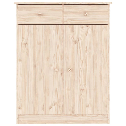 vidaXL Shoe Cabinet ALTA 77x35x96 cm Solid Wood Pine