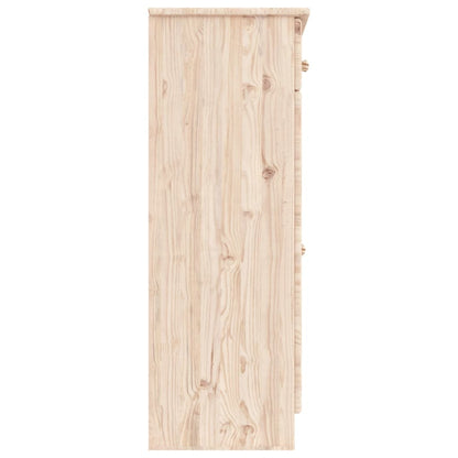 vidaXL Shoe Cabinet ALTA 77x35x96 cm Solid Wood Pine