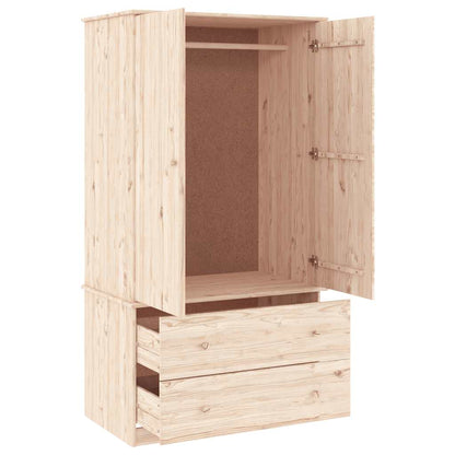 vidaXL Wardrobe ALTA 90x55x170 cm Solid Wood Pine