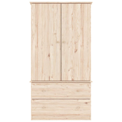 vidaXL Wardrobe ALTA 90x55x170 cm Solid Wood Pine