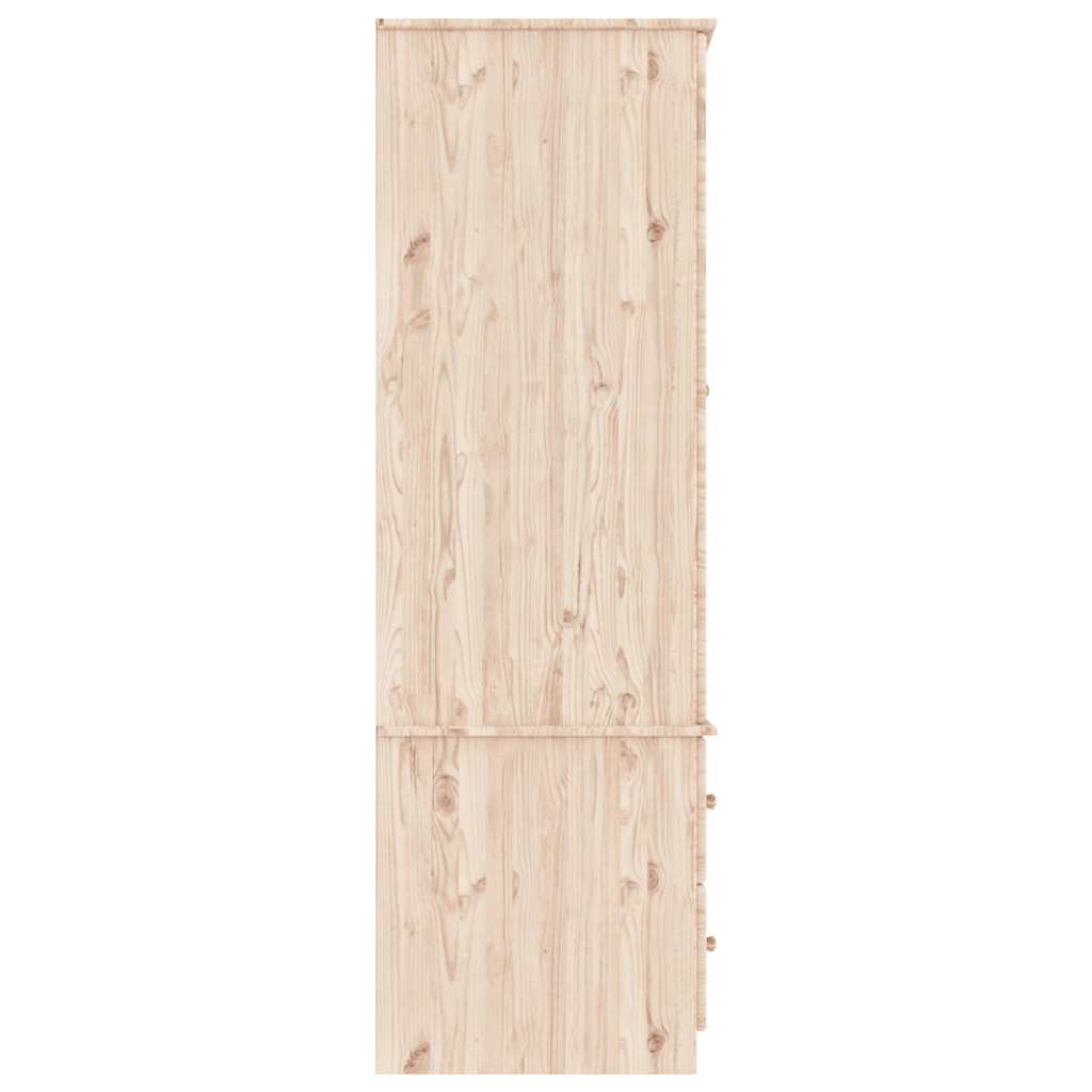 vidaXL Wardrobe ALTA 90x55x170 cm Solid Wood Pine