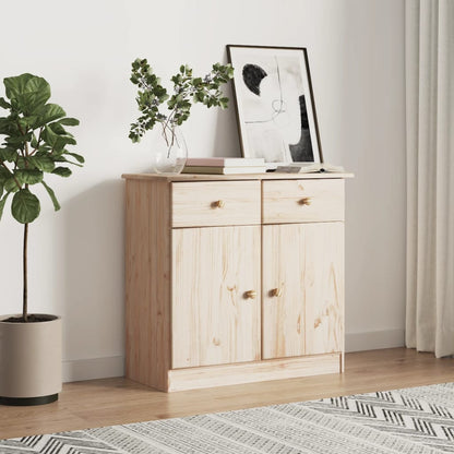 vidaXL Sideboard "ALTA" 77x35x73 cm Solid Wood Pine