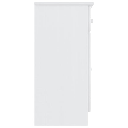 vidaXL Sideboard ALTA White 77x35x73 cm Solid Wood Pine
