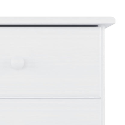 vidaXL Sideboard ALTA White 77x35x73 cm Solid Wood Pine