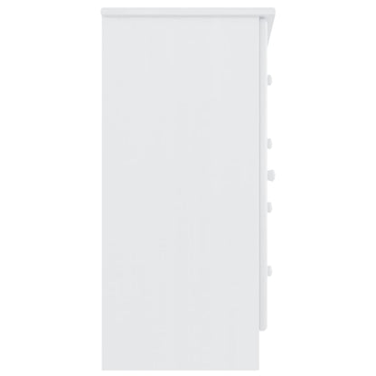 vidaXL Sideboard ALTA White 77x35x73 cm Solid Wood Pine