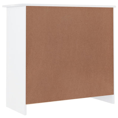vidaXL Sideboard ALTA White 77x35x73 cm Solid Wood Pine