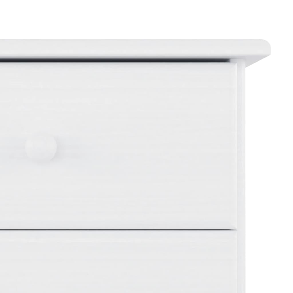 vidaXL Sideboard ALTA White 77x35x73 cm Solid Wood Pine