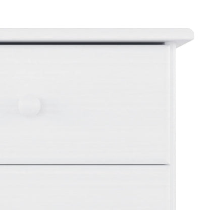 vidaXL Sideboard ALTA White 77x35x73 cm Solid Wood Pine