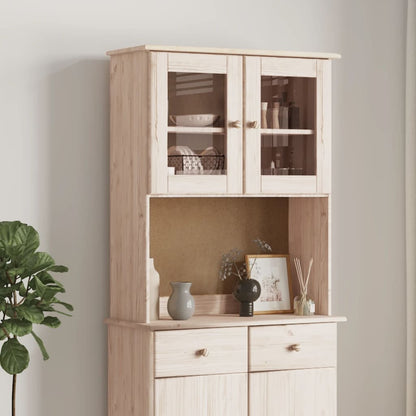 vidaXL Dresser Top "ALTA" 77x30x92 cm Solid Wood Pine