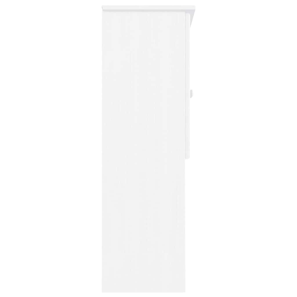 vidaXL Dresser Top ALTA White 77x30x92 cm Solid Wood Pine