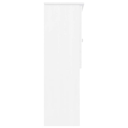 vidaXL Dresser Top ALTA White 77x30x92 cm Solid Wood Pine