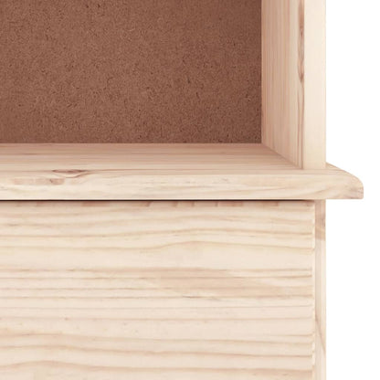 vidaXL Bookcase with Drawers ALTA 60x35x142 cm Solid Wood Pine