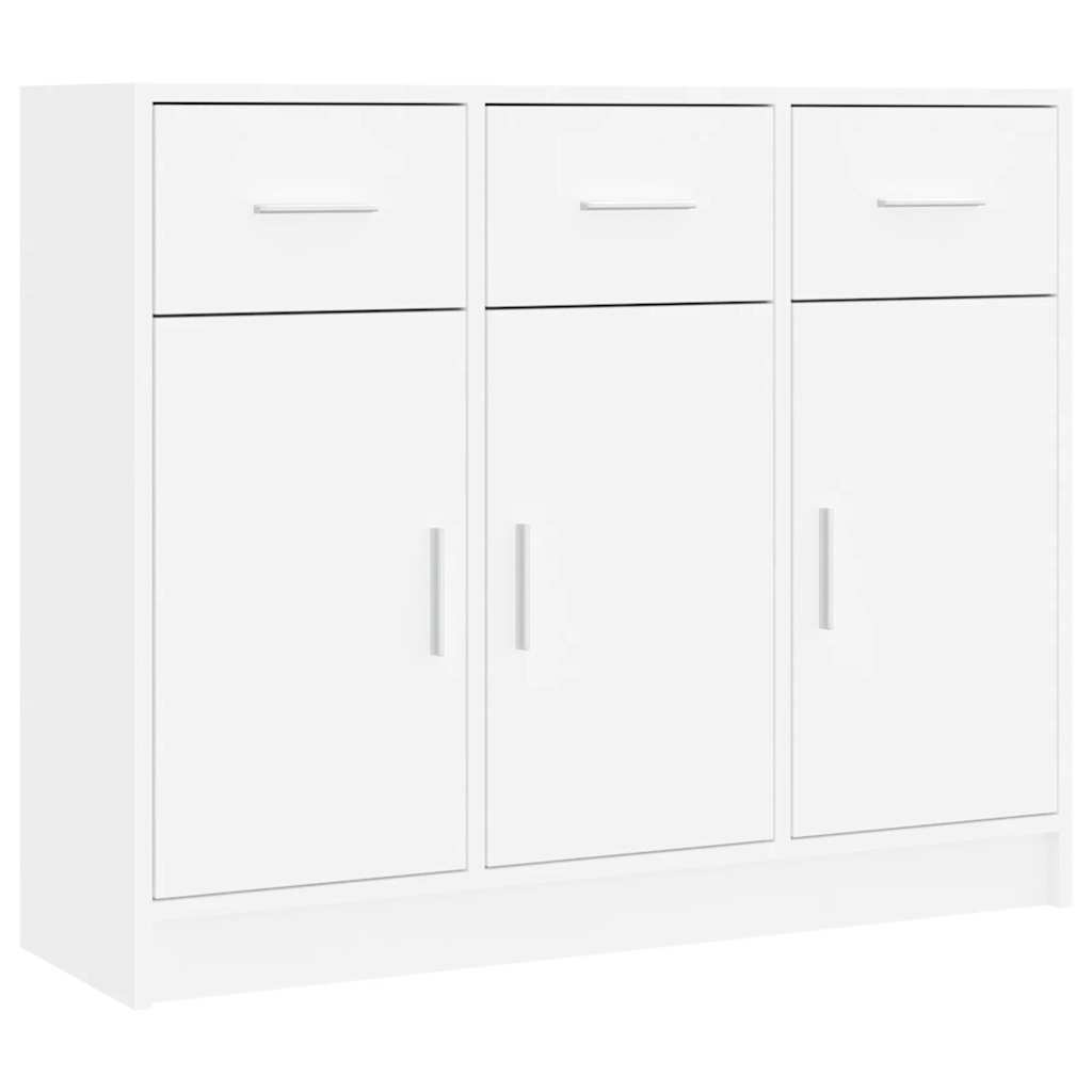 vidaXL Sideboard White 91x28x75 cm Engineered Wood