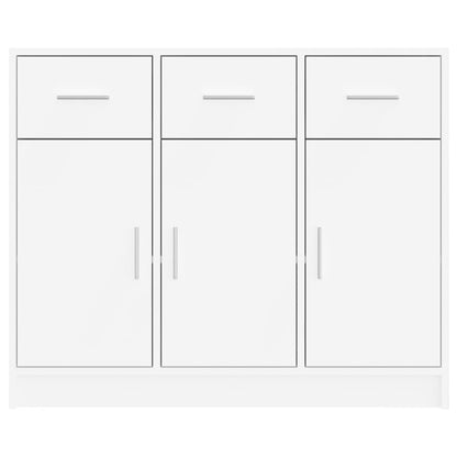 vidaXL Sideboard | White | Engineered Wood | Medium | Sideboard | Rectangular