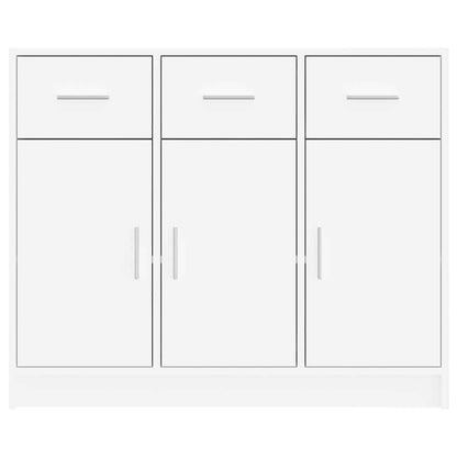 vidaXL Sideboard White 91x28x75 cm Engineered Wood