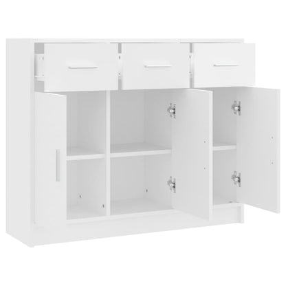 vidaXL Sideboard | White | Engineered Wood | Medium | Sideboard | Rectangular
