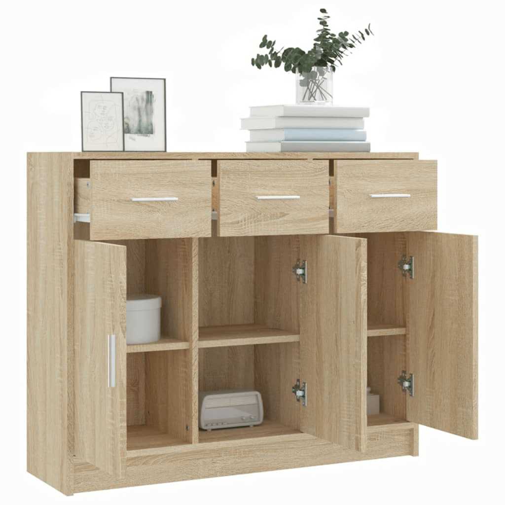vidaXL Sideboard | Sonoma oak | Engineered wood | Medium | Sideboard