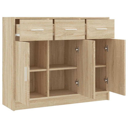 vidaXL Sideboard | Sonoma oak | Engineered wood | Medium | Sideboard