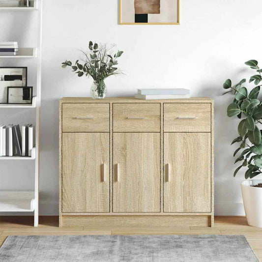 vidaXL Sideboard | Sonoma oak | Engineered wood | Medium | Sideboard