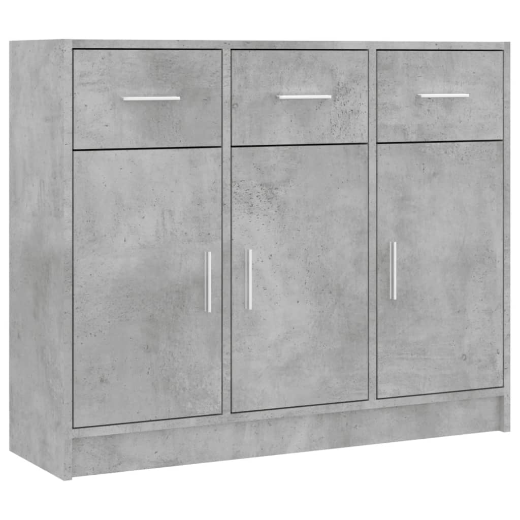 vidaXL Sideboard | Concrete grey | Engineered wood | Medium | Sideboard