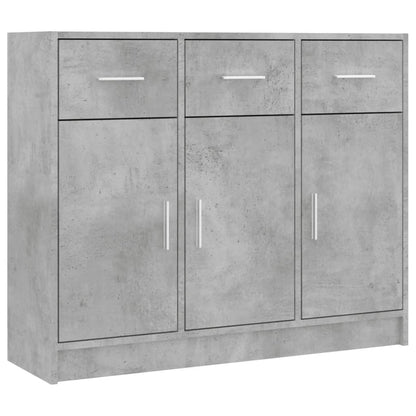 vidaXL Sideboard | Concrete grey | Engineered wood | Medium | Sideboard