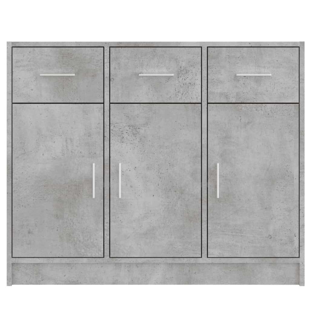 vidaXL Sideboard | Concrete grey | Engineered wood | Medium | Sideboard
