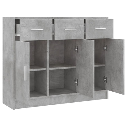 vidaXL Sideboard | Concrete grey | Engineered wood | Medium | Sideboard