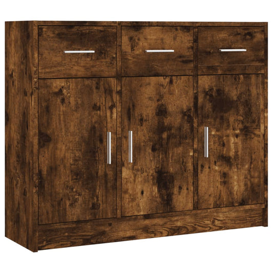 vidaXL Sideboard | Smoked oak | Engineered wood | Medium | Sideboard