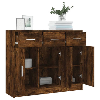 vidaXL Sideboard | Smoked oak | Engineered wood | Medium | Sideboard