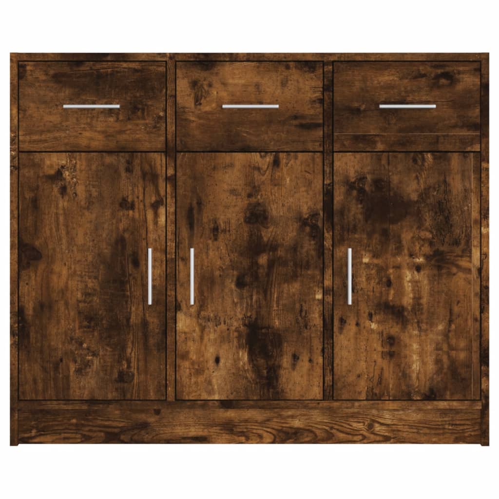vidaXL Sideboard | Smoked oak | Engineered wood | Medium | Sideboard