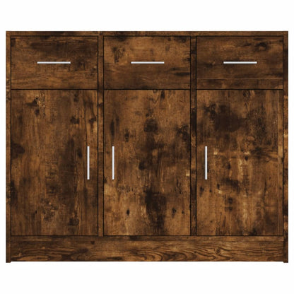 vidaXL Sideboard | Smoked oak | Engineered wood | Medium | Sideboard
