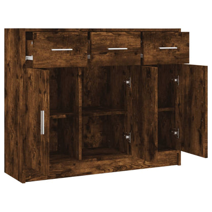 vidaXL Sideboard | Smoked oak | Engineered wood | Medium | Sideboard