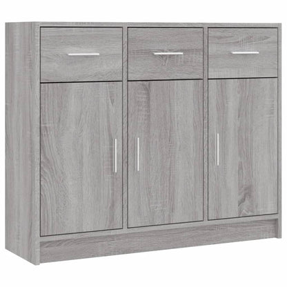 vidaXL Sideboard | Grey Sonoma | Engineered Wood | 91 x 28 x 75 cm | Sideboard