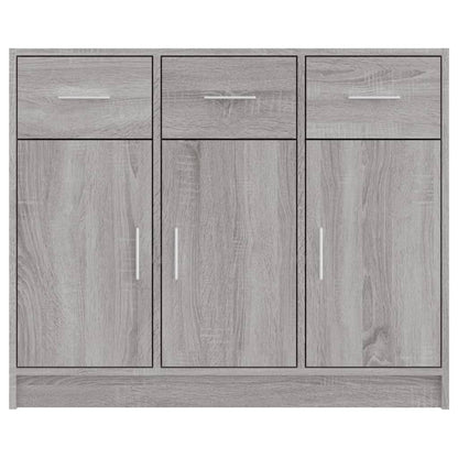 vidaXL Sideboard | Grey Sonoma | Engineered Wood | 91 x 28 x 75 cm | Sideboard