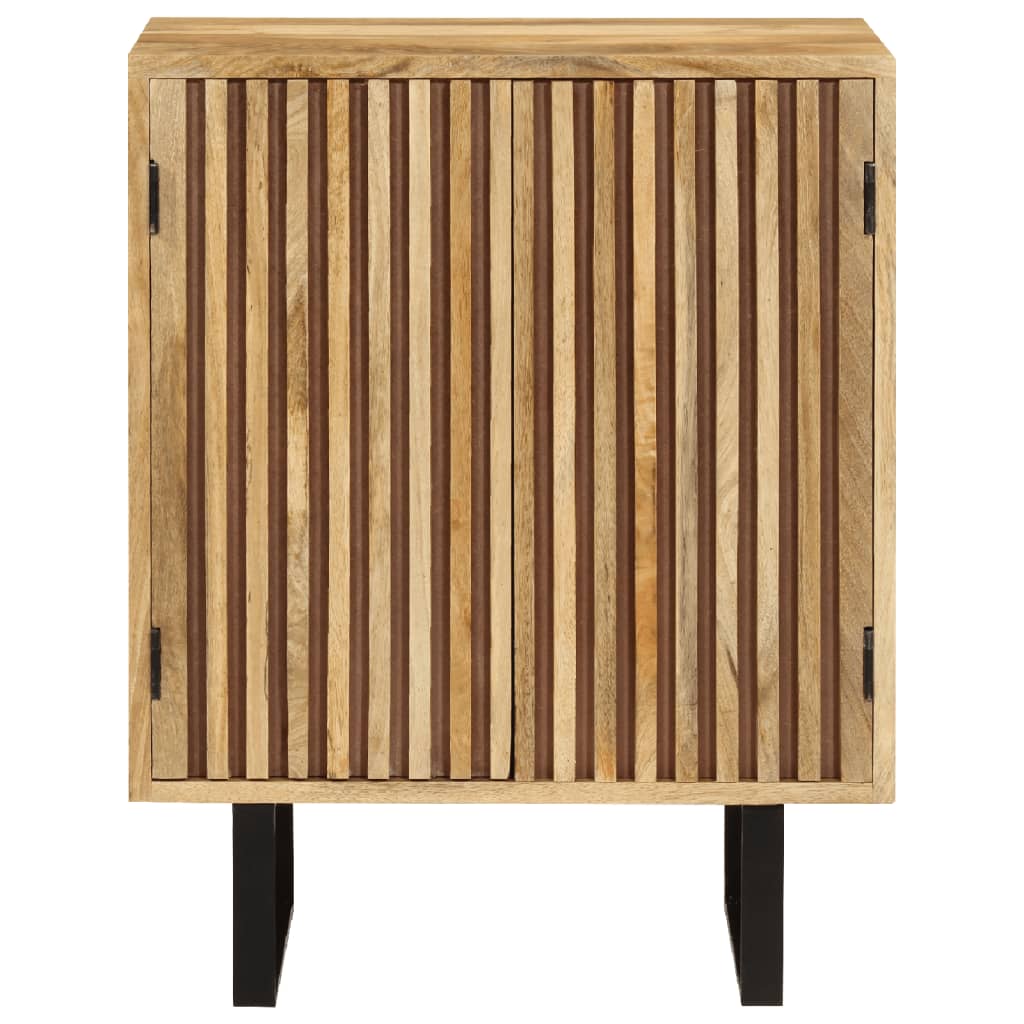 vidaXL Sideboard with 2 Doors 55x35x70 cm Solid Wood Mango