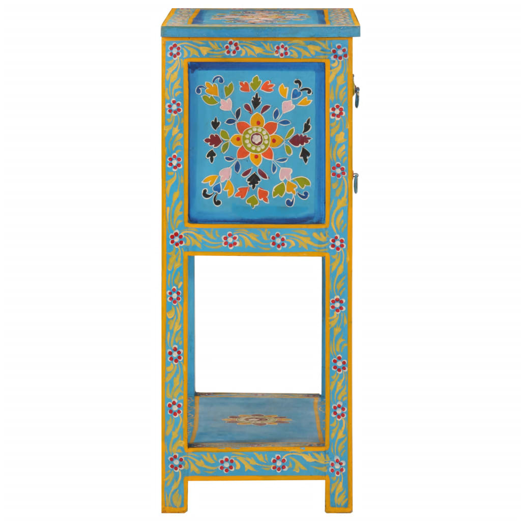 vidaXL Sideboard Turquoise 55x30x76 cm Solid Wood Mango