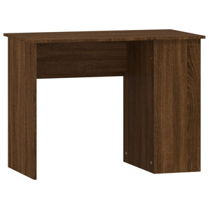 vidaXL Desk Brown Oak 100x55x75 cm Engineered Wood