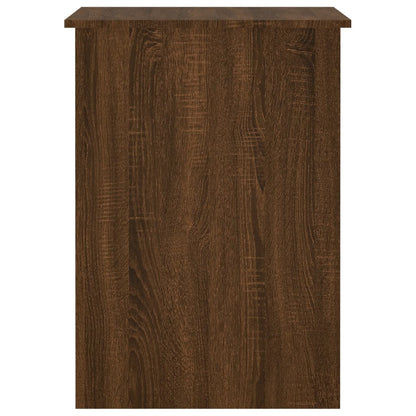 vidaXL Desk Brown Oak 100x55x75 cm Engineered Wood