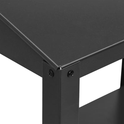 vidaXL Plant Stand Anthracite 56.5x54.5x100 cm Galvanised Steel