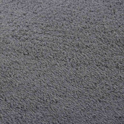vidaXL Washable Rug Soft Shaggy Anthracite 160x230 cm Anti Slip