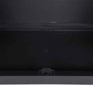 vidaXL Outdoor Storage Cabinet Grey and Black 97x37x85 cm PP