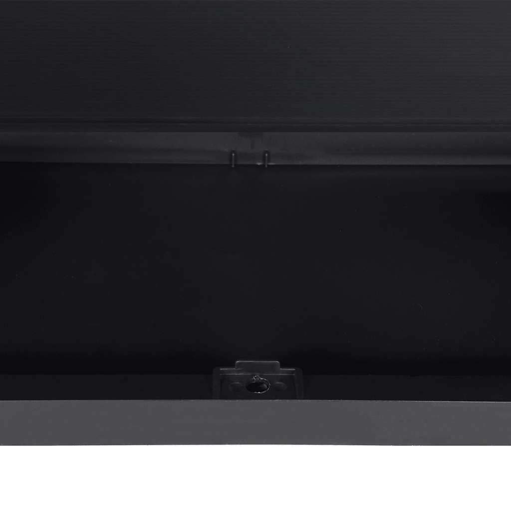 vidaXL Outdoor Storage Cabinet Black 65x37x85 cm PP