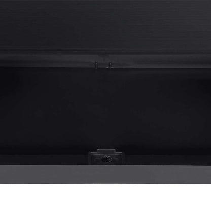 vidaXL Outdoor Storage Cabinet Black 65x37x85 cm PP